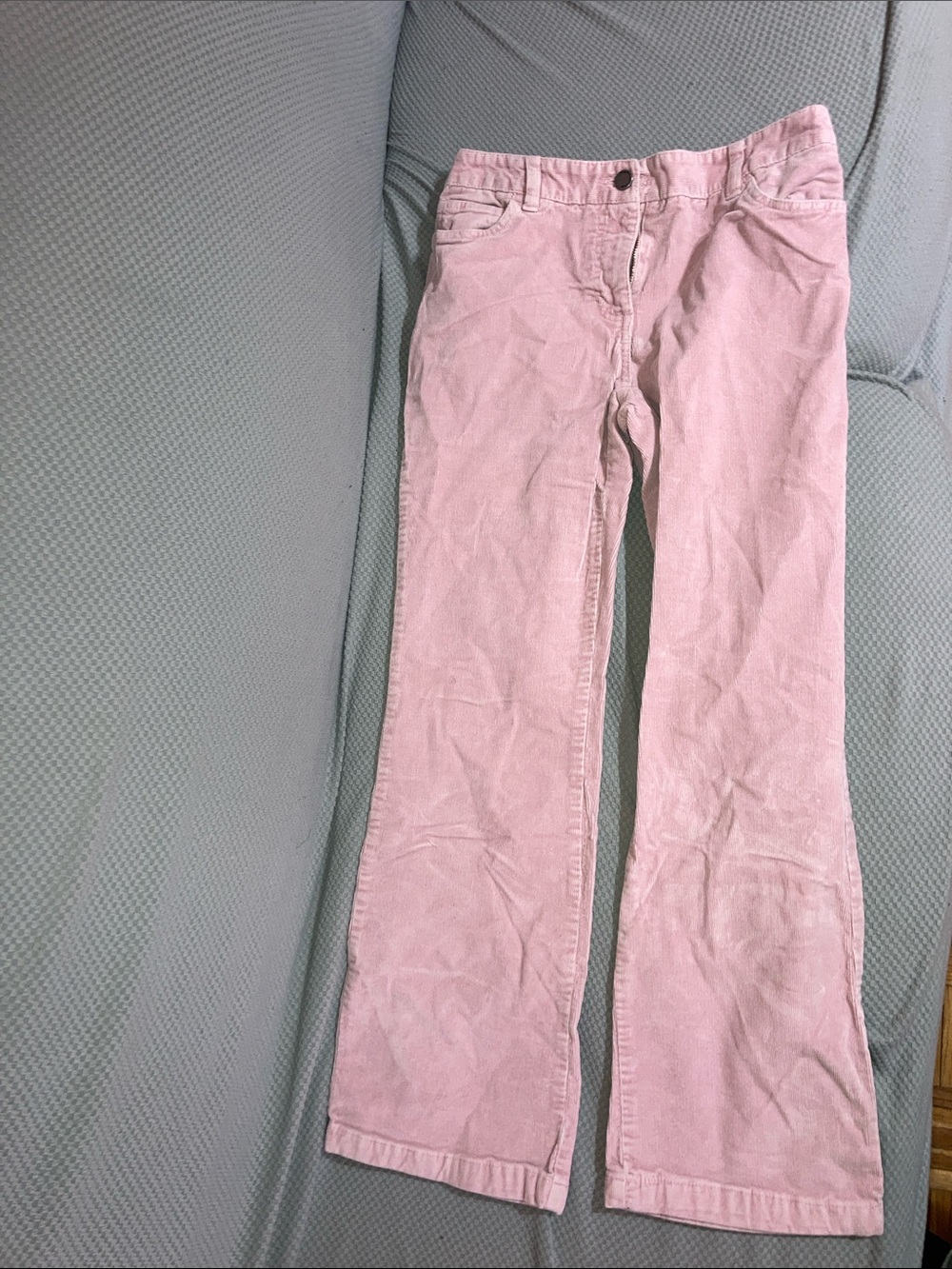 Style & Co. Pink Flare Corduroy Wide-Leg Jeans